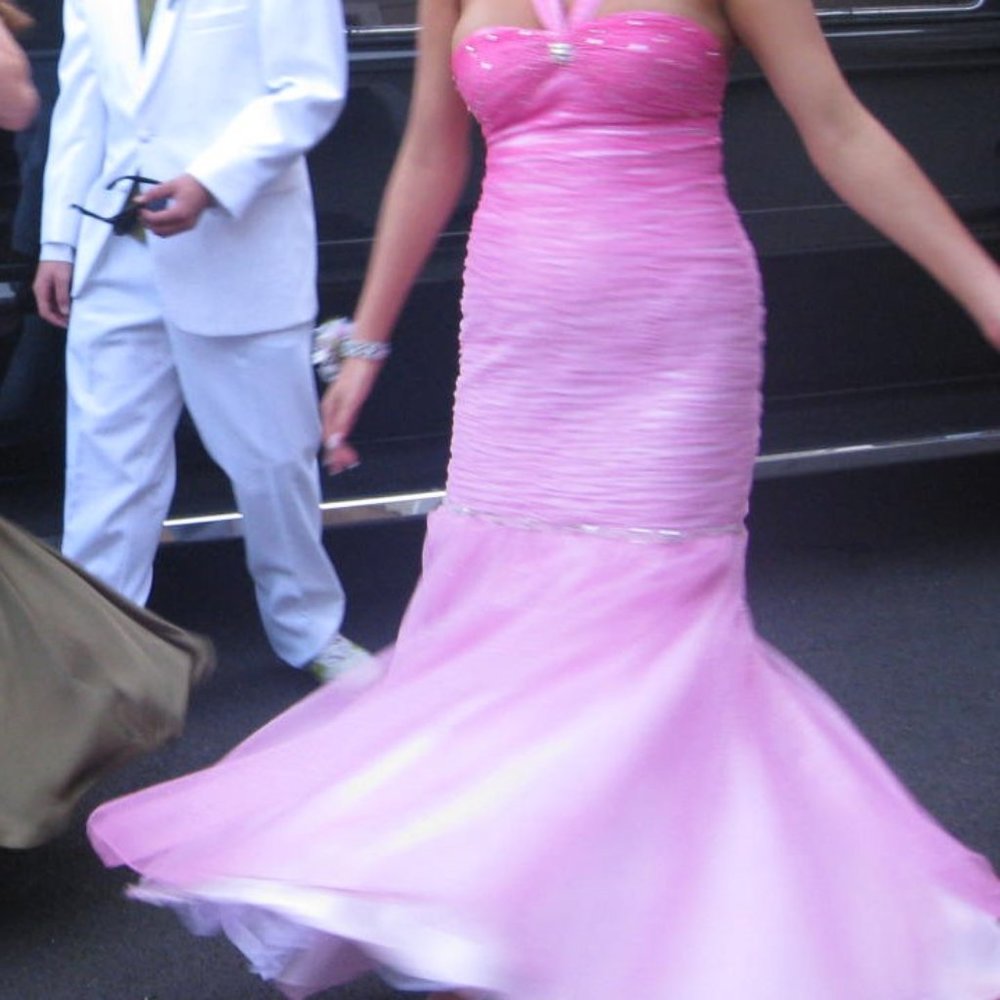 Jovani, Size 4 Dark Pink & Light pink formal dress